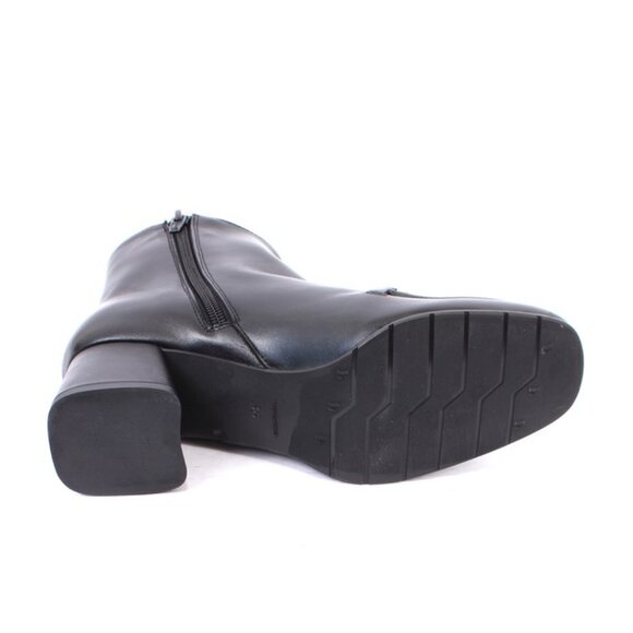 Luca Grossi 736 Black Leather Ankle Heel Boots - Picture 7 of 7